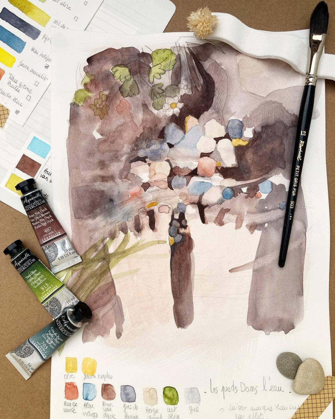 Aquarelle préparatoire « les pieds dans l’eau » ; Recherche de couleurs et test d’associations.
#passionaquarelle #watercolorpainting #aquarelliste #communautéaquarelle #watercolor_guide #aquarelleart #peintureaquarelle #illustration #aquarelleartwork #aquarellefrance #watercolor #sketch #sketchbook #sketchbookdrawing