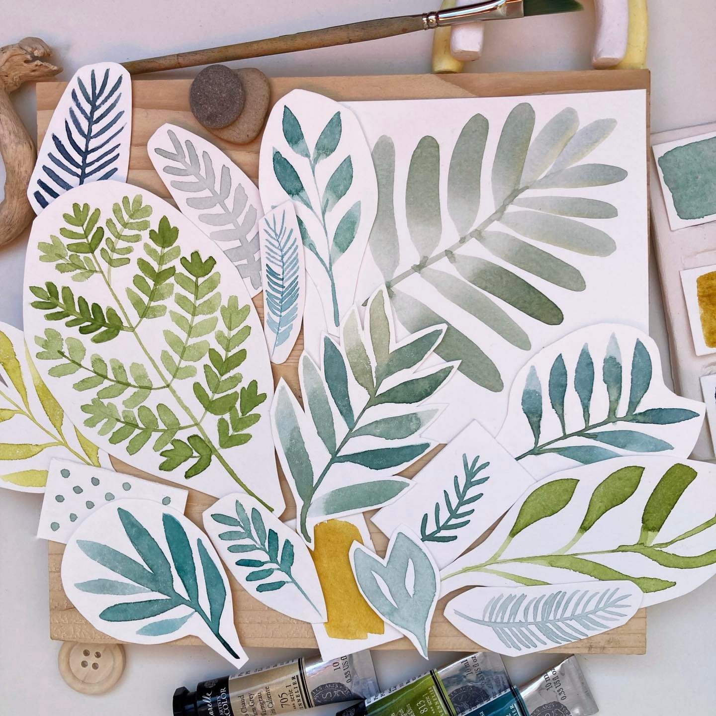 Feuillage d’aquarelle et recherche d’associations.
#passionaquarelle #watercolorpainting #aquarelliste #communautéaquarelle #watercolor_guide #aquarelleart #peintureaquarelle #illustration #aquarelleartwork #aquarellefrance #watercolor #illustratrice #illustratricefreelance #illustratrices #illustratricefrancaise #illustration