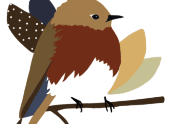 logo Cecile Zimmer illustratrice oiseau